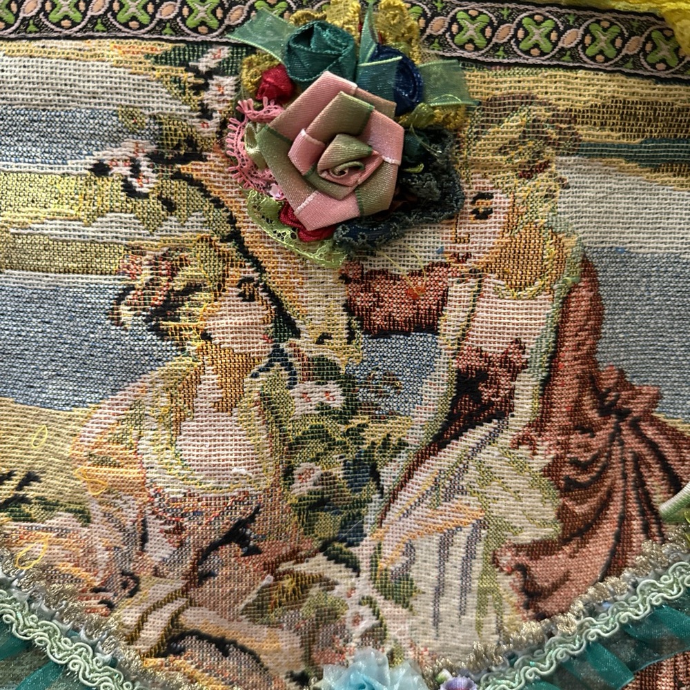 Beautiful Vintage Needlepoint Tote